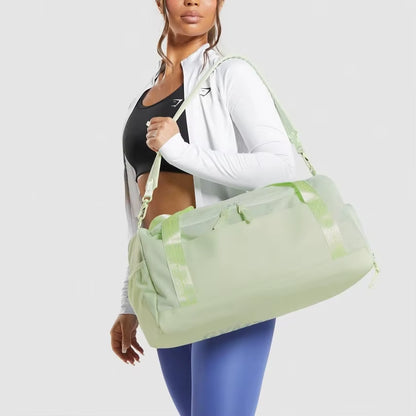 Ultra-Light Unisex Polyester Waterproof Breathable Dry Wet Separation Sports Sling Bag Zipper 20-35L Fitness Swimming Travel
