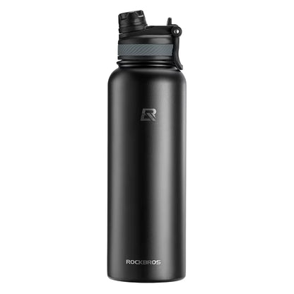 ROCKBROS Customized High-Capacity Hot Cold Insulated Sports Water Bottle 304 Stainless Steel Inner Liner Water Bottle